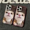 Phone Case For Iphone 13 15 Plus 11 Pro Max 16 17 Air 12 14 Cute Cute Kitten Flexible Shockproof Scratch Resistant Cover