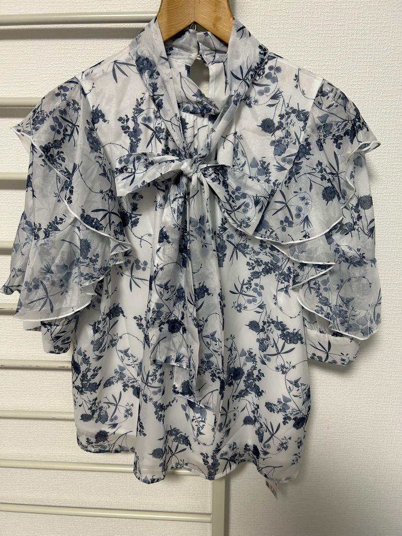 

[USED] Ing 2 way blouse