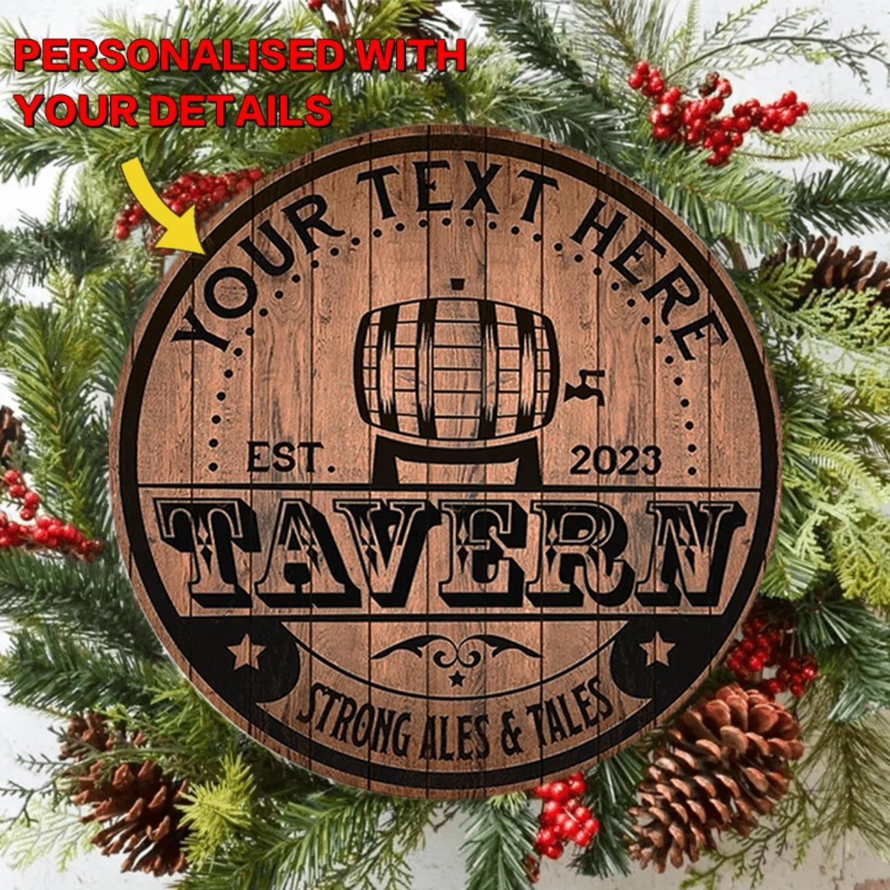 Personalized Custom Bar Sign Tin Sign Metal Poster Pub Club Garage Wall Decor белый