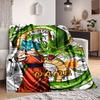 Custom 1pc Dragon Ball Z Adventure Blanket, Soft And Comfortable Blanket, Casual Warm, Camping Travel Blanket, Birthday Gift Q91236