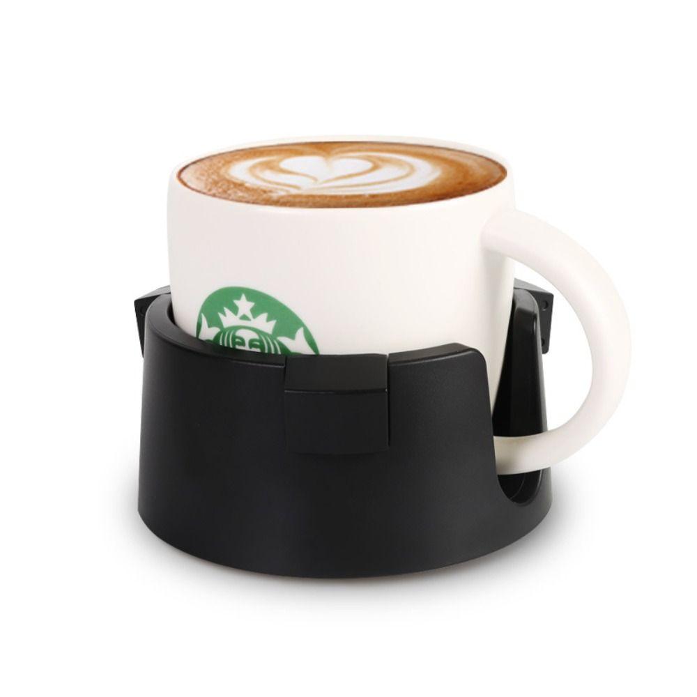

Anti Spill Desk Drinks Bracket Tip Proof Desktop Mug Rack For Home/RV/Boat білий