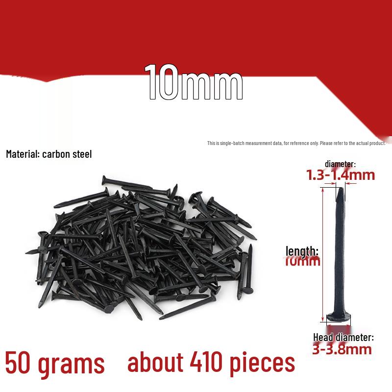 Spikeschuh Reparatur Nägel: Extrafeines Schwarzeisen für Lederschuhe