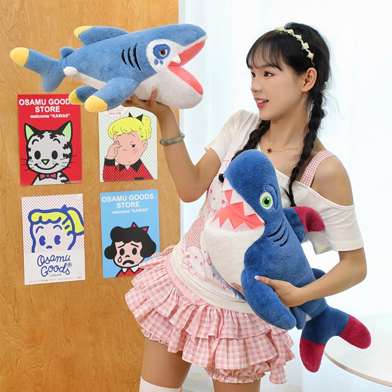 Shark Plush Toy With Pp Cotton Filling For Kids And Teens Gift