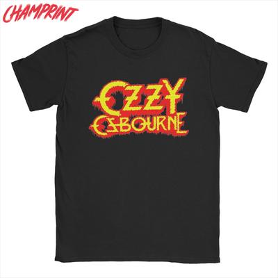 Men Rock Band Ozzy Osbourne T Shirt 100% Cotton Clothing Leisure Short Sleeve Crew Neck Tee Shirt New Arrival T-Shirt