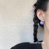 Sweet and cool girl~ Light luxury high-end butterfly earrings New year's trendy cold wind sweet stud earrings and ear jewelry