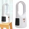 USB Desk Fan 6 Speeds Wind Quiet Portable Bladeless Cooling Fan with Power Display for Home Bedroom