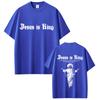 Jesus Is King Graphic T-shirt Christian Religious Short Sleeve T-shirts Summer Men Women Fashion Gothic Rock T Shirt Streetwear