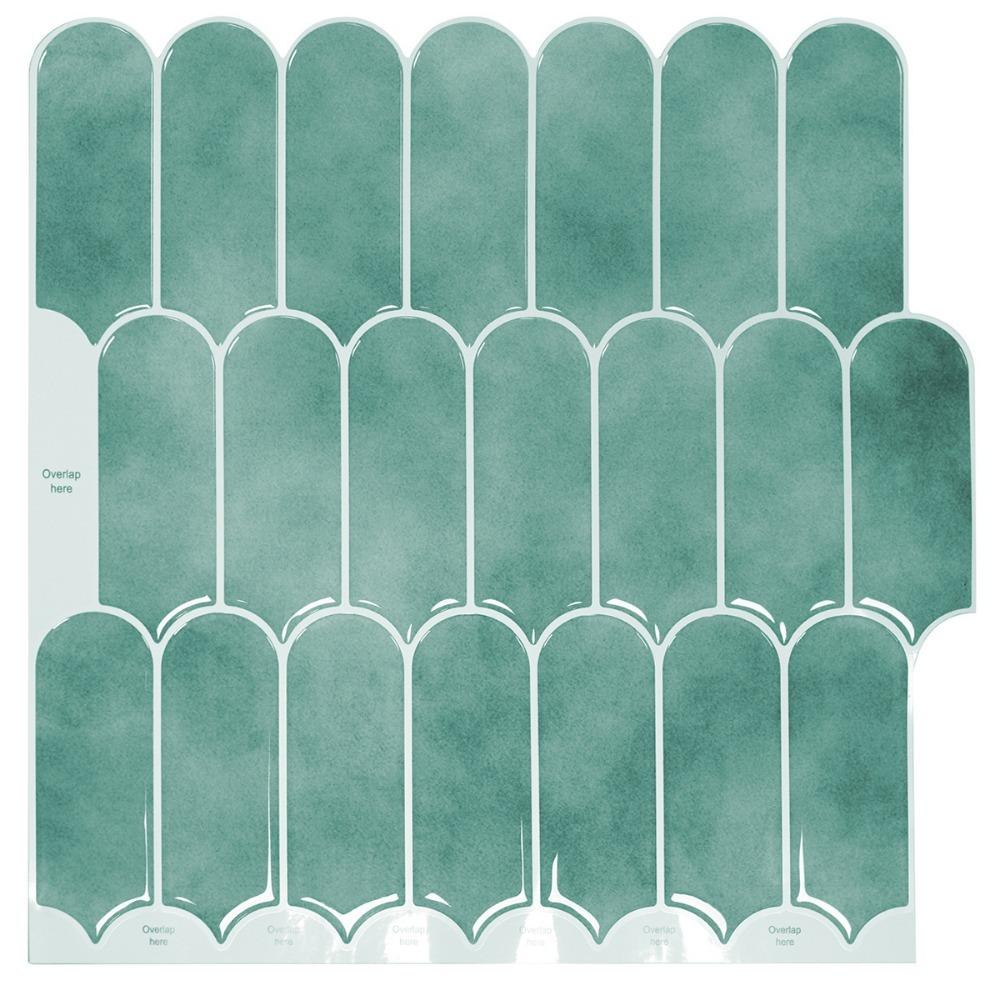 Self-adhesive 3D Wall Tile PVC Waterproof Wall Sticker Fish Scale Mold Resistant Kitchen Backsplash For Kitchen Bathroom