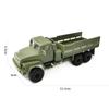 1:72 Scale Russian KrAZ-260 Tractor Military Vehicle Truck Toy Block Car Assembly Model Building Kit DIY Army Decor Collections