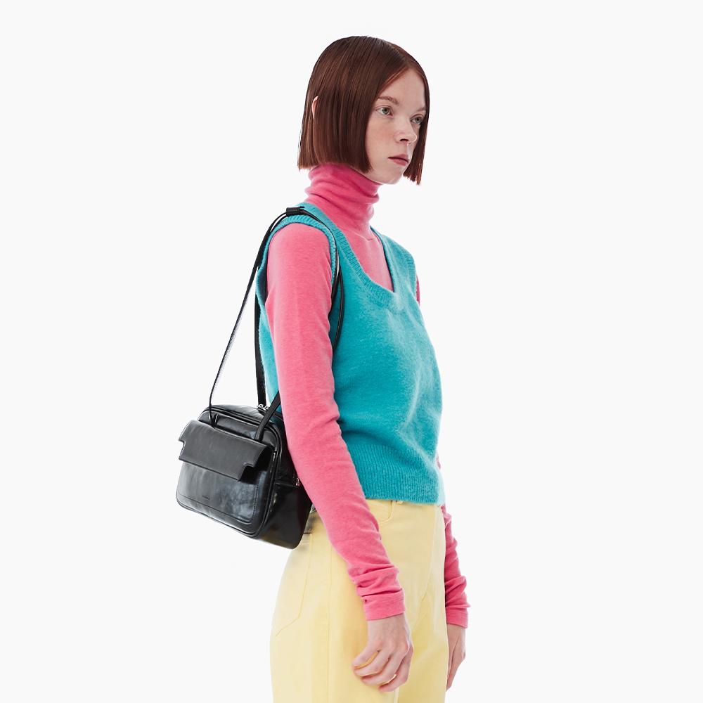 

FIND KAPOOR Marty Laura Bag 32 Черный мятый