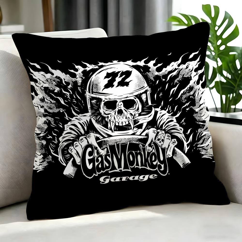 Brand GGas Monkey Garageed Cushion Cover Cushion Cover Set Pcs x x x Pillowcase Decorative Sofa Home Decor