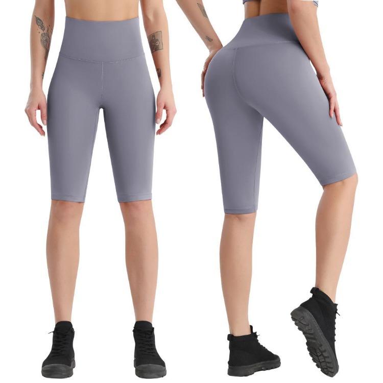 High Waist Yoga Shorts for Women Summer Workout Activewear PRO Fitness Pants Sweat Proof Lifted Hip Cross Border Design