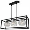 HANGING LAMP ELEGANT CAGE CRYSTAL BALL