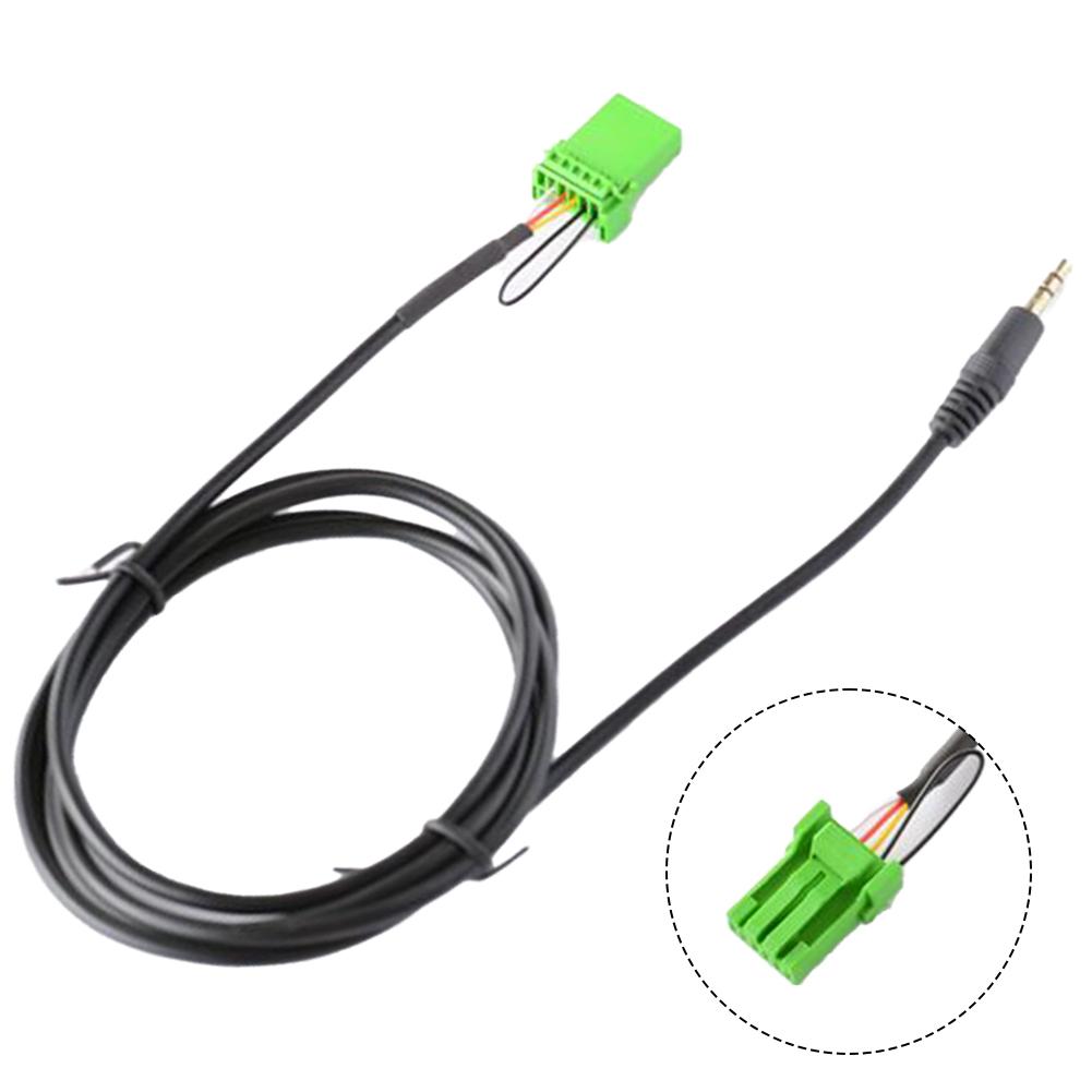 150CM Length AUX Audio Cable 3.5 Mm Socket 6Pin ABS