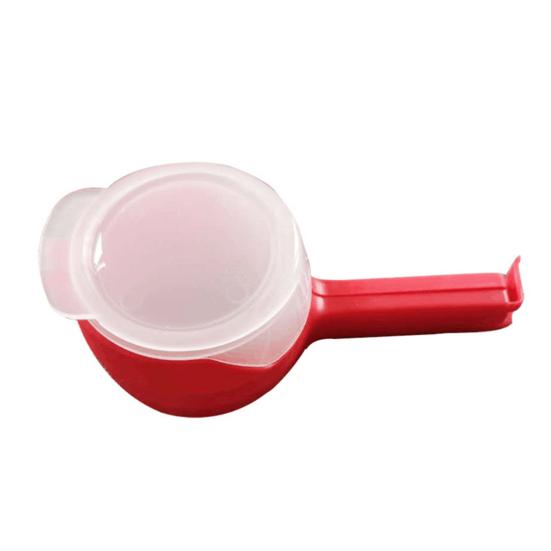 

Зажимы для герметизации пищевых продуктов с носиками для заливки Зажимы для пакетов с чипсами для сохранения свежести Кухонный органайзер красный