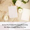 Clear Vellum Paper Sulfuric Paper Acrylic Invitations 50pcs Textured Paper  Greeting Cards