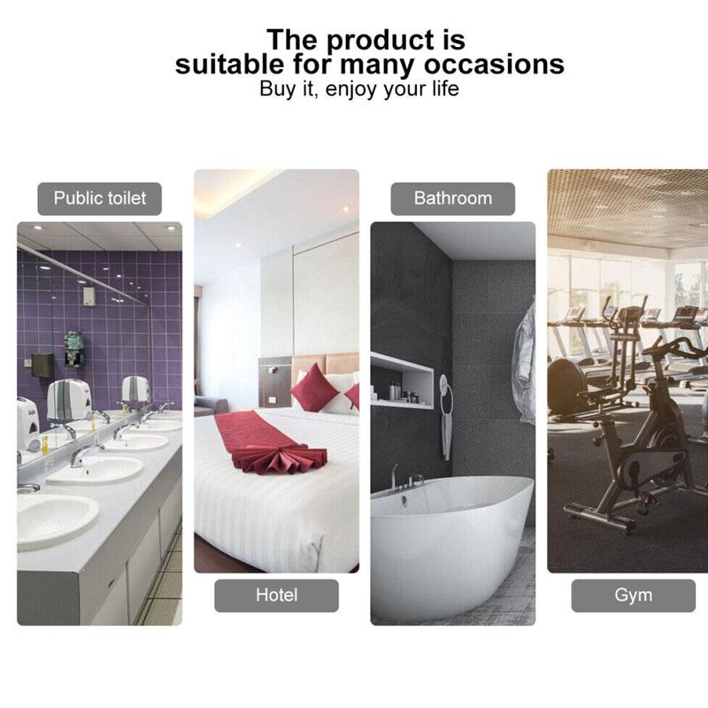 Wandmontierter Flüssigseifenspender Badezimmer Duschgelbehälter Shampoo Flasche Handpresse für Küche Badezimmerzubehör