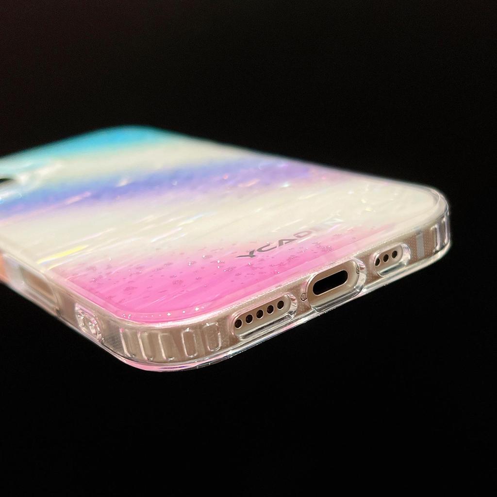 Starry Sky Gradient Glitter Phone Case for iPhone 17 Pro Max and 16 - Drop-Proof and Protective