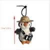 Dibujos Animados Lindo Pingüino Peluche Muñeca Juguetes Llavero Colgante Bolsa Adornos Colgantes Amuleto Mochila Llavero Femenino Regalo de Navidad Cumpleaños