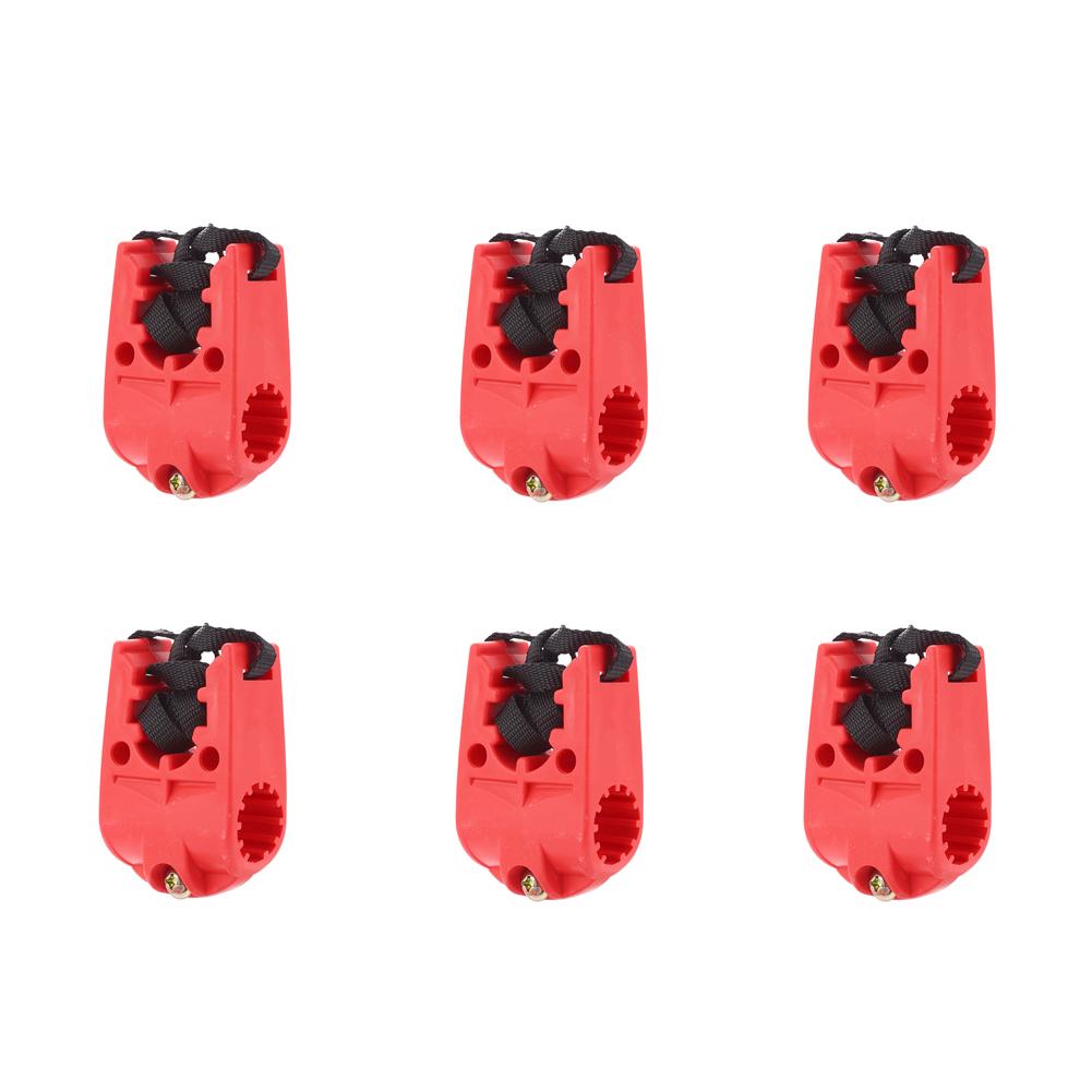 

6 шт. Крепление для прицепа для велосипеда, багажника, запасного руля, пластиковые аксессуары, в комплект не входит багажник для велосипеда