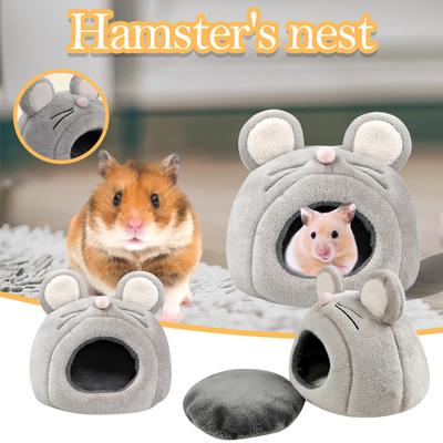 Soft Guinea Pig House Bed Cage For Hamster Mini Animal Mice Rat Nest Bed Hamster House Small Pets Hamster Home
