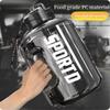 1,7 l/2,7 l Sportwasserflasche, Fitnessstudio, Radfahren, tragbar, große Kapazität, Getränkeflasche für Fitness, Camping, Männer, Wasserkocher