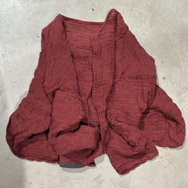 

Johnature Women Vintage Solid Color O-Neck Long Sleeve Spring Chinese Style Soft Female Coats One Size