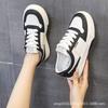 Platform White Shoes Women's 2025 Autumn New Versatile Breathable Comfortable Board Shoes Round Head Student Sports and Leisure Shoes