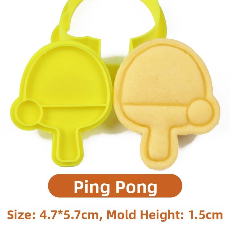 Sports Trophy Cartoon Baking Cookie Mold 3D Pr Dough Cutter DIY Sugar Cr Mold Kitchen Cooking Utensils Home Use