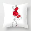 Nordic  Fashion Ladies Pillowcase Home Decoration Sofa Decoration Pillowcase Cushion Cover  Cushion Cover