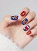 New Manicure Nail Pads European And American Festivals Christmas Elements Medium Rectangular Wearing Nail Pads