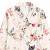 2026 Long Sleeve Cat Pajamas Set Middle-Aged Women Milk Silk Loungewear S-XL