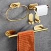 4/5Pcs Anticorrosion Bathroom Hardware Set Rustproof Towel Bar  Bathroom Accessories