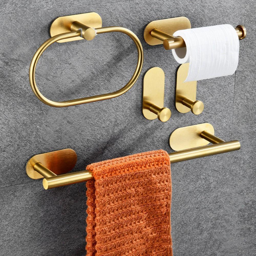 4/5Pcs Anticorrosion Bathroom Hardware Set Rustproof Towel Bar  Bathroom Accessories