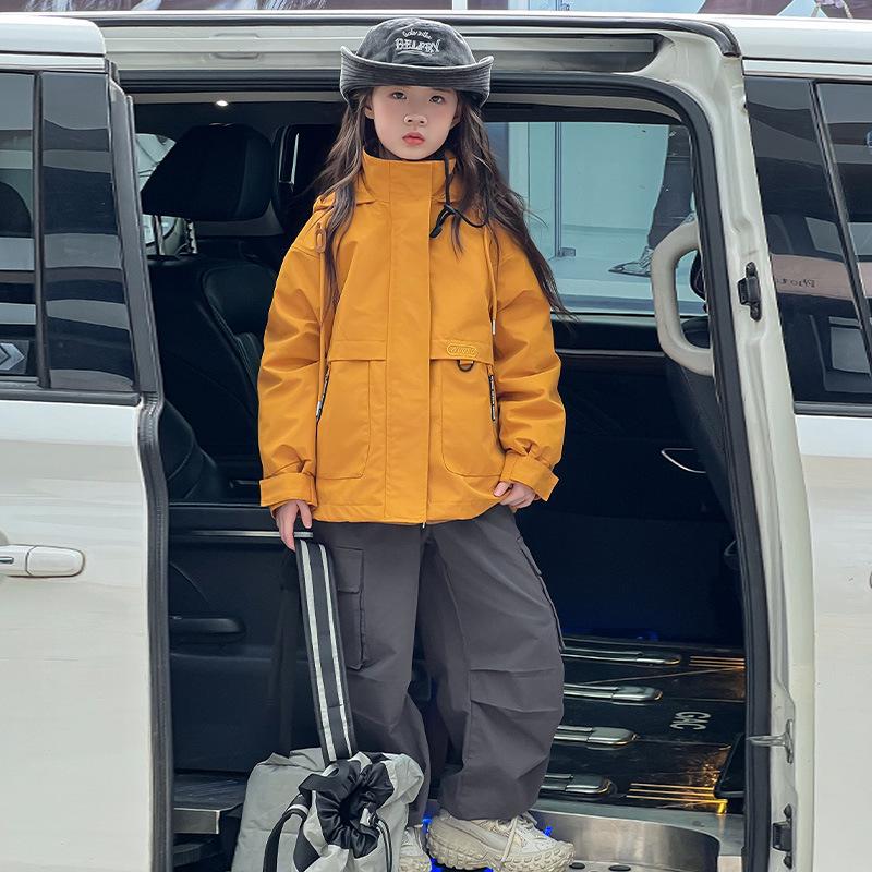 Children's 3-in-1 Autumn/Winter Mountaineering Jacket - Boys' and Girls' Windbreaker 2024