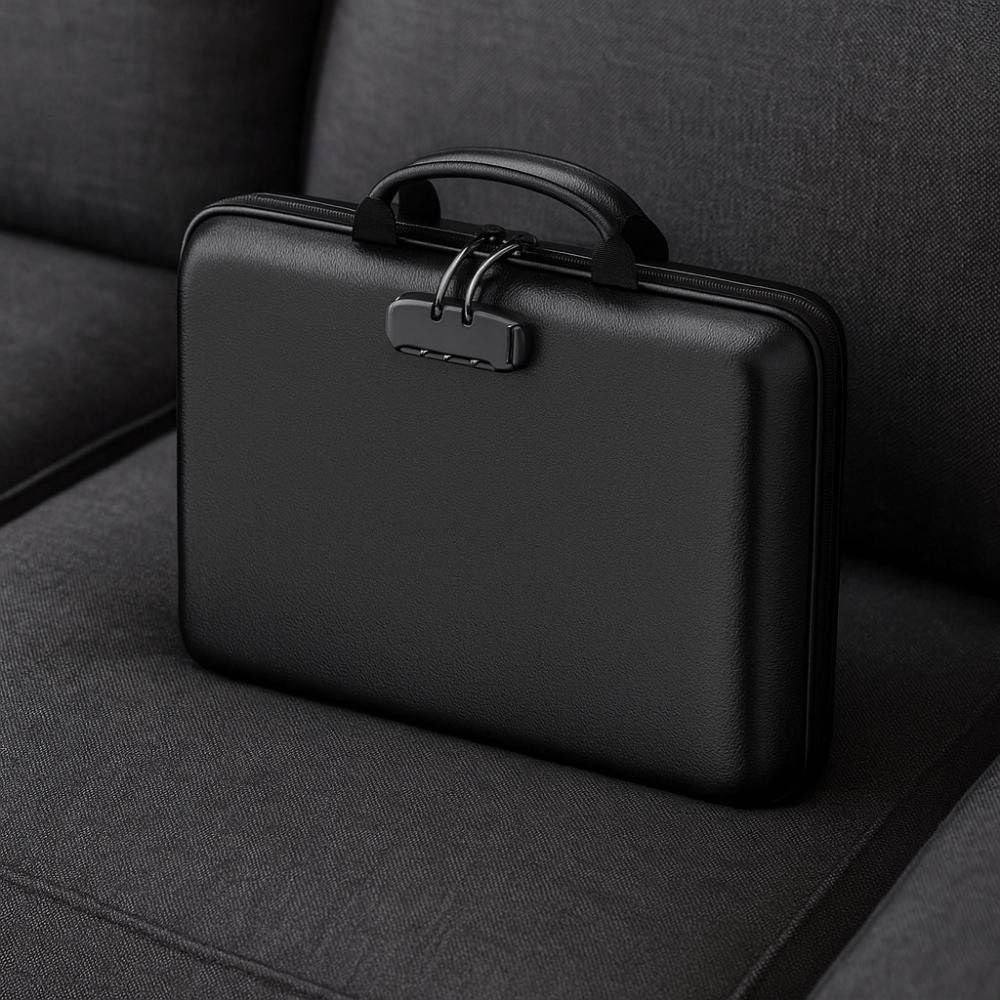 Waterproof Handheld File Bag 13 Accordion Pocket Portable Safe Storage Case  Home