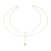 Salircon Sexy Summer Beach Chest Chain for Women Boho Simple Imitation Pearl Pendant Waist Belly Chain 2026 Jewelry Accessories