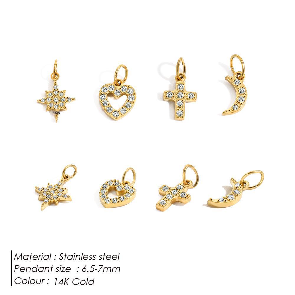 eManco Diamond Zircon Pendant Necklace & Bracelet Accessories