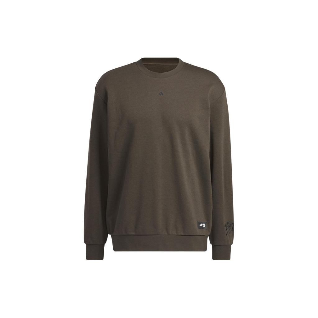 Adidas CNY Sweatshirts Men's Dark Olive Green Turtleneck Moderate Regular IL2396