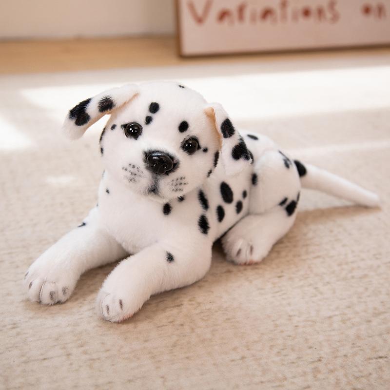 New Dalmatians Dog Plush Toy Cute Stuffed Realistic Beagle Spotted Puppy Doll Home Decor High Quality Kids Birthday Gift