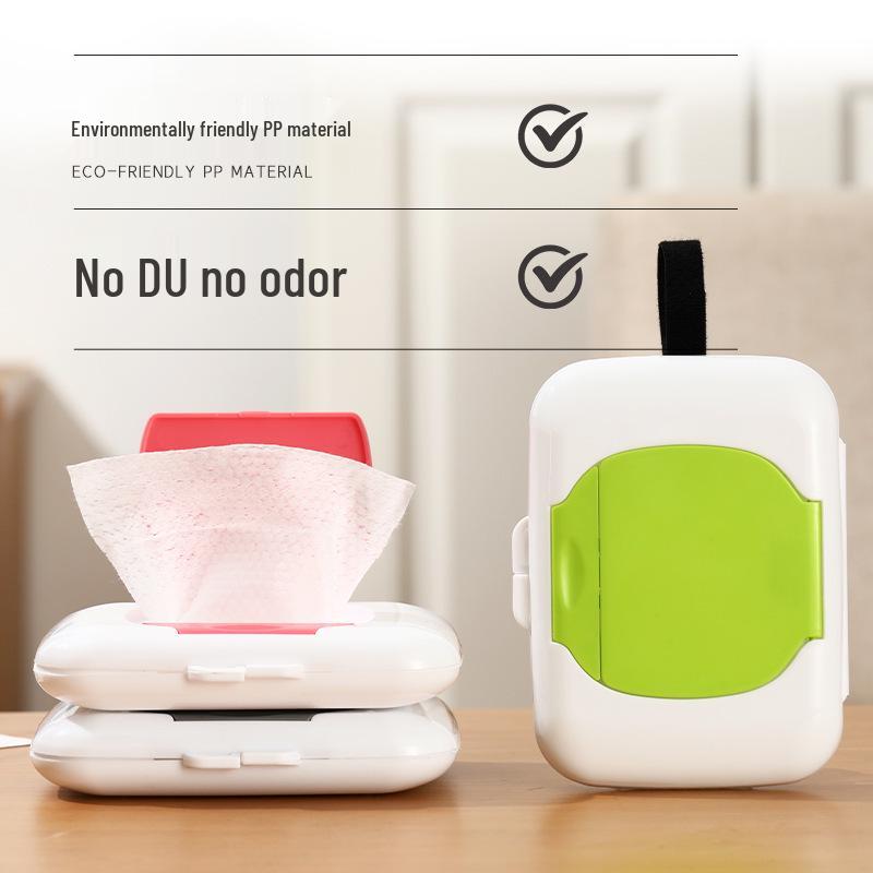 Portable Wet Wipe Storage Box for Travel, Stroller, Crib