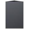 Vidaxl Garden Planters, 2 Pcs, Anthracite, Triangular, 50X43X75 Cm