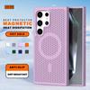 Heat Dissipation Magnetic Phone Case for Samsung Galaxy S22 S23 S24 S25 Ultra Plus S23FE Matte Magsafe Charging Shockproof Cover