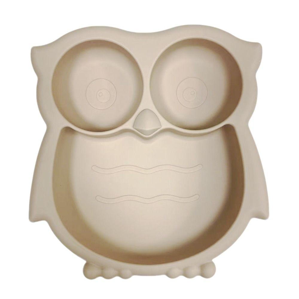 Food-Grade Silicone Stay Put Divided Baby Plates Unbreakable Baby Plate  Baby Feeding Supplies