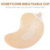1 Pair Upgraded Breathable Adhesive Bra Invisible Backless Strapless Adhesive Gathering Bra for Women, Nude and Black