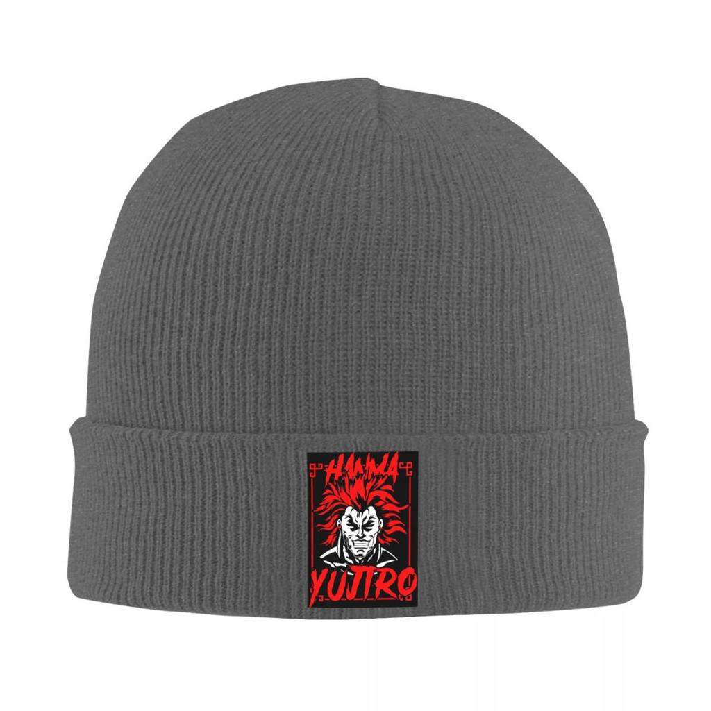 Yujiro Baki Hanma Grappler Fight Warm Knitted Cap Winter Knit Bonnet Hat Skullies Beanies Hip Hop Caps for Unisex