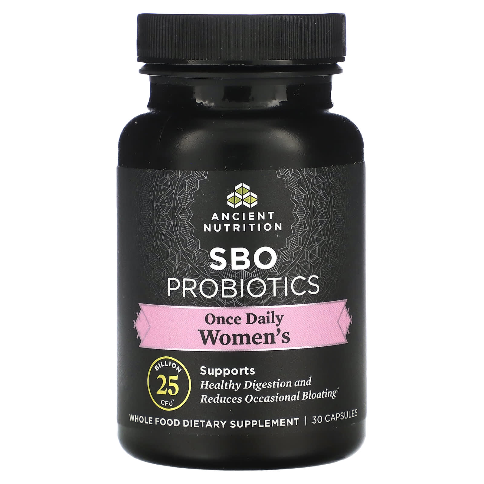 

Ancient Nutrition, SBO Probiotic, once daily for women, 25 billion CFU, 30 capsules