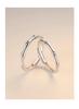 Bamboo Joint Couple Ring: S925 Sterling Silver, Chinese Style, Gift for Men & Women