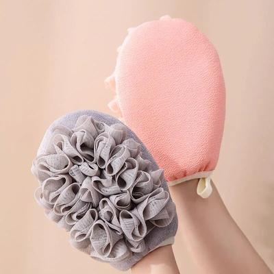 Peeling-Handschuhe, Körperreinigung, Badeblume, Badezimmer, Duschball, Körperwäscher, Badeschwamm, Handtuch, Badezimmer-Werkzeug