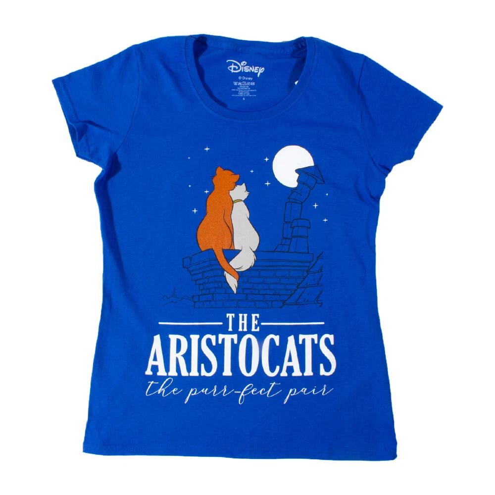 Disney s The Aristocats Royal Blue  Purrfect Pair  Women s T-Shirt XL